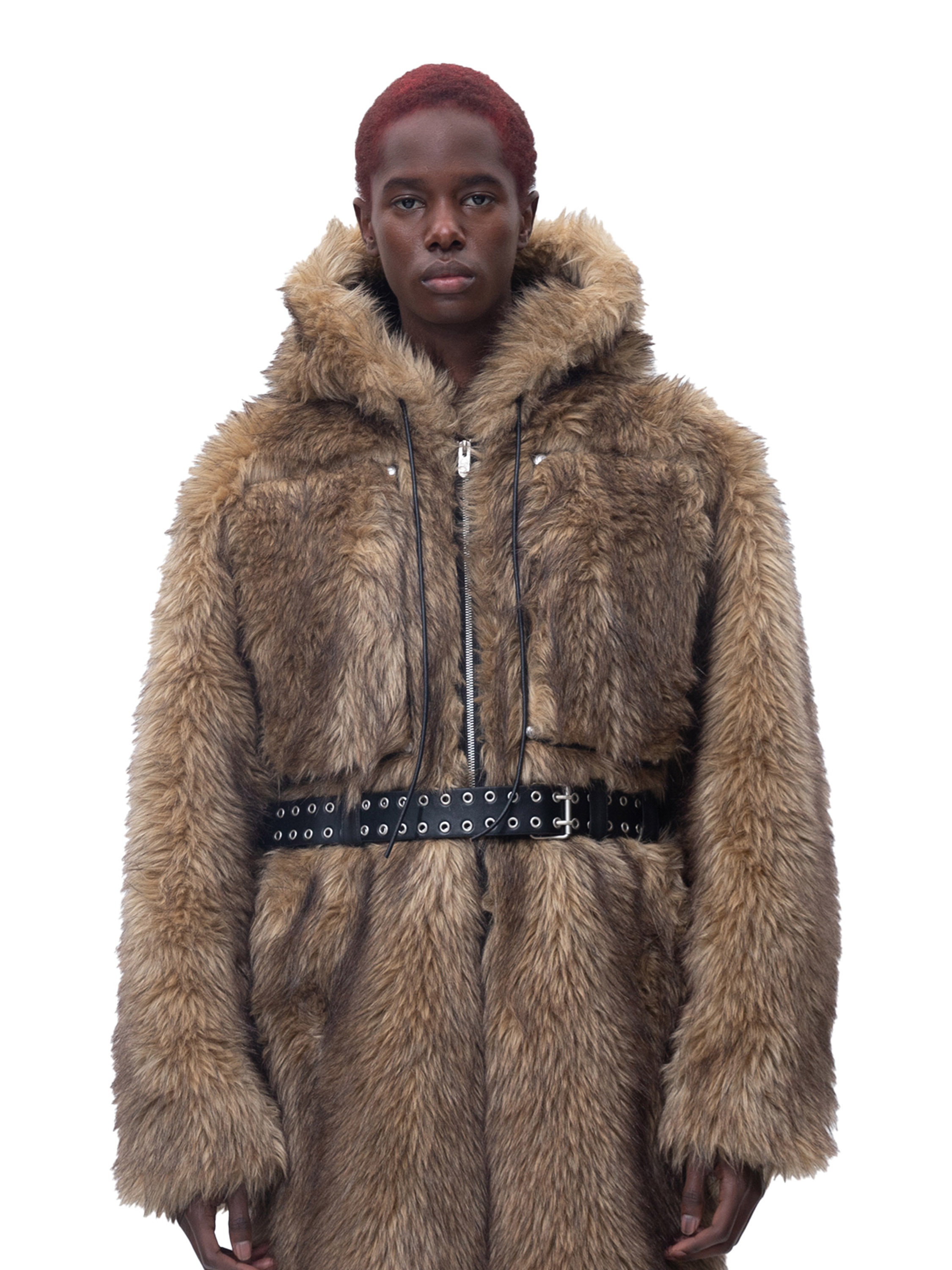 ECLIPSE OF THE BLOOD MOON BOXER FUR COAT