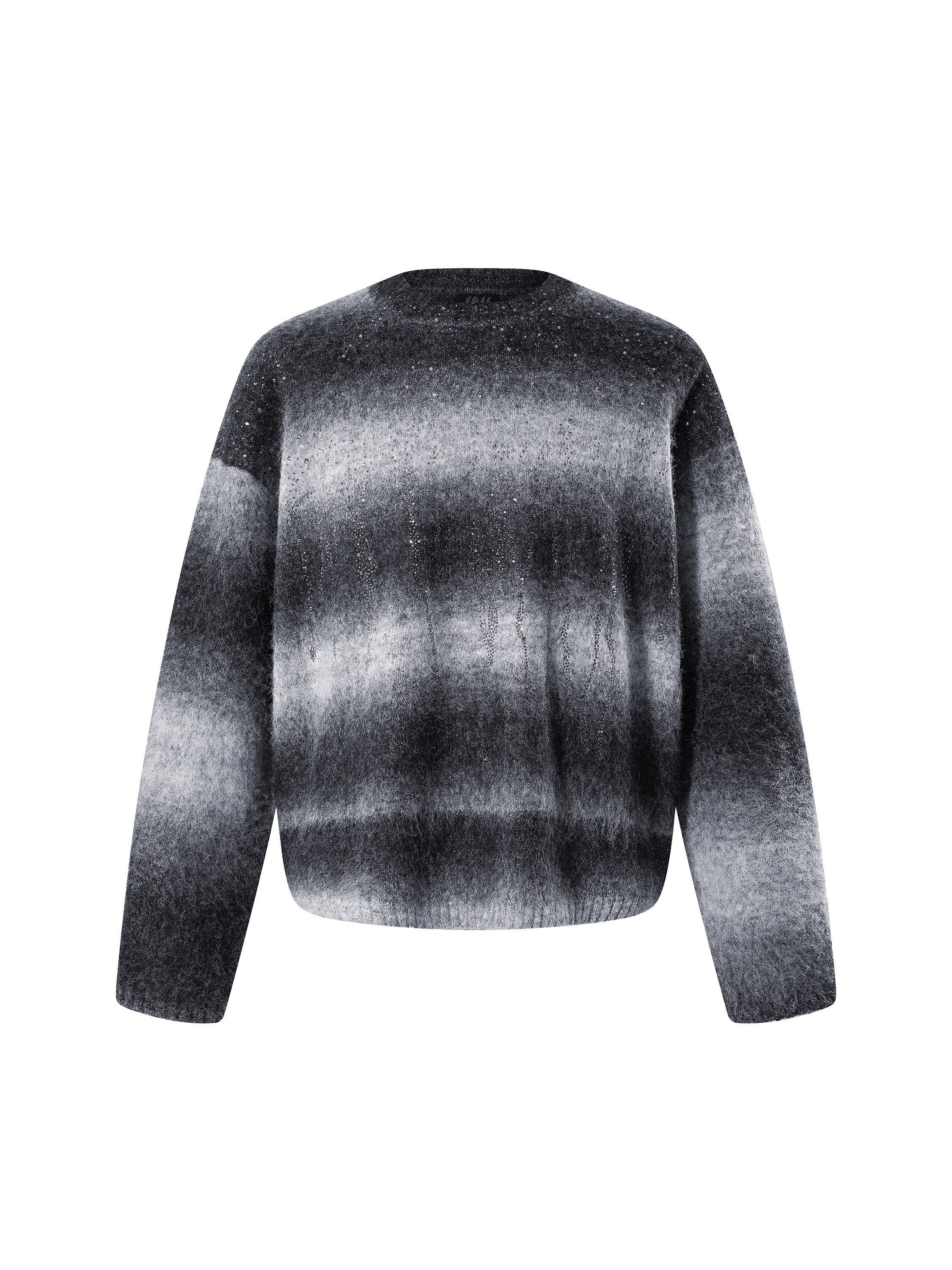 LUMINOUS DAWN RHINESTONE MOHAIR SWEATER