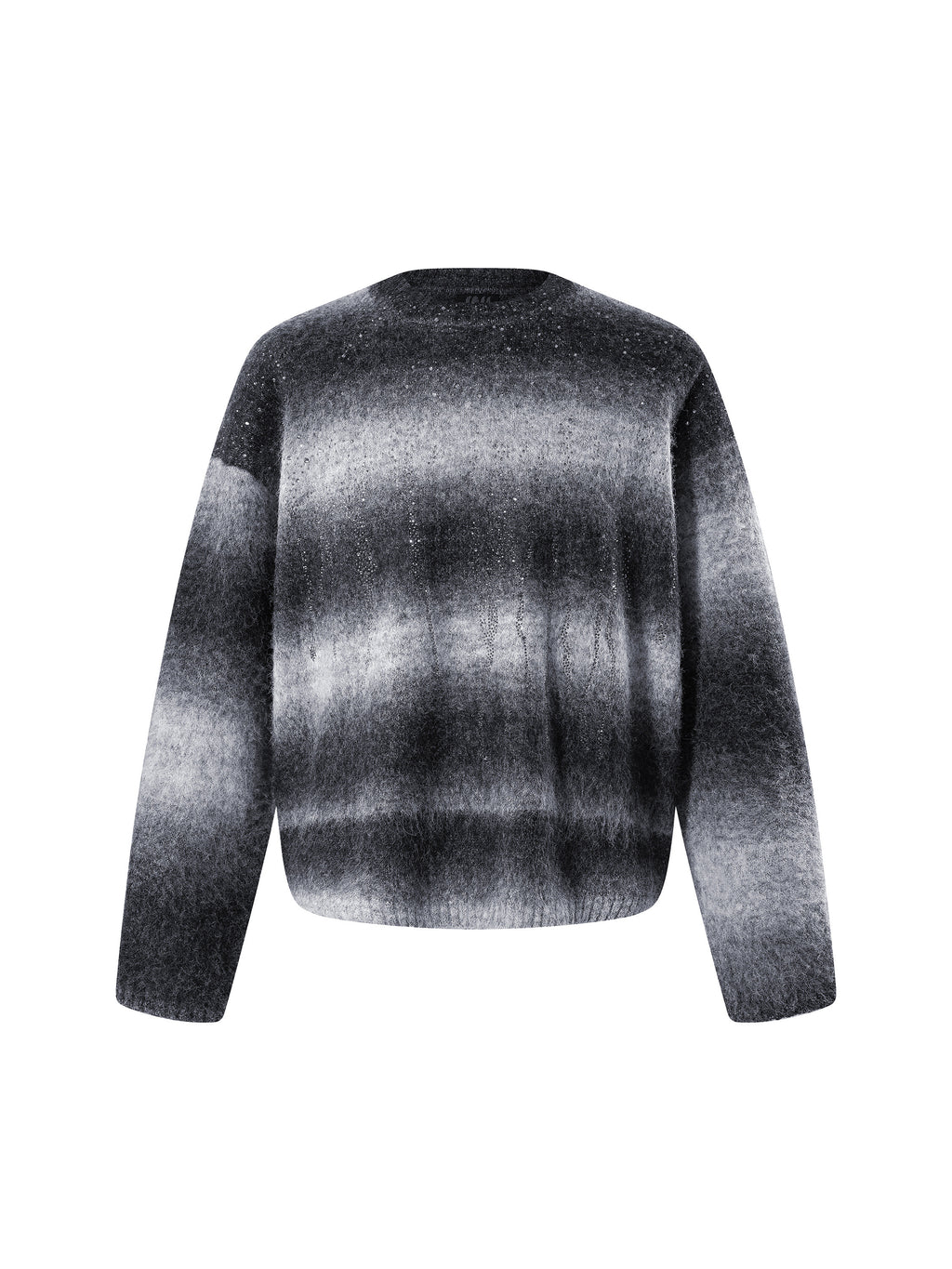 LUMINOUS DAWN RHINESTONE MOHAIR SWEATER