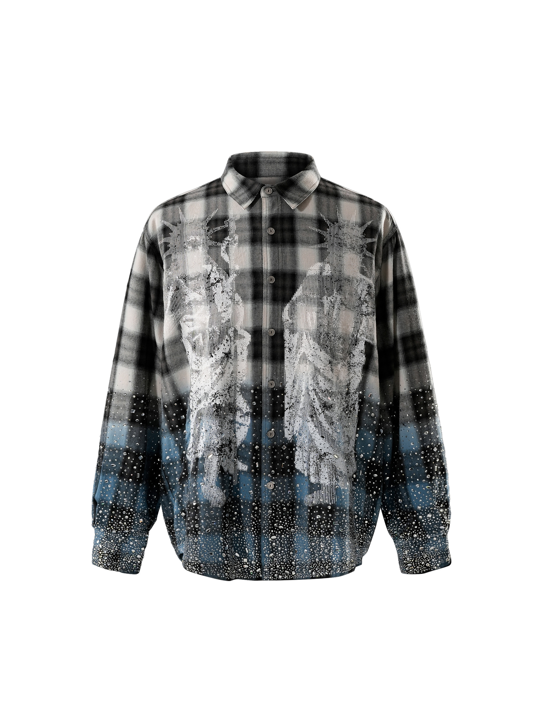 DISCIPLE DOUBLE SAINT RHINESTONE SHIRT