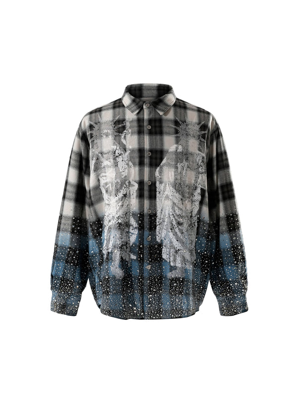 DISCIPLE DOUBLE SAINT RHINESTONE SHIRT