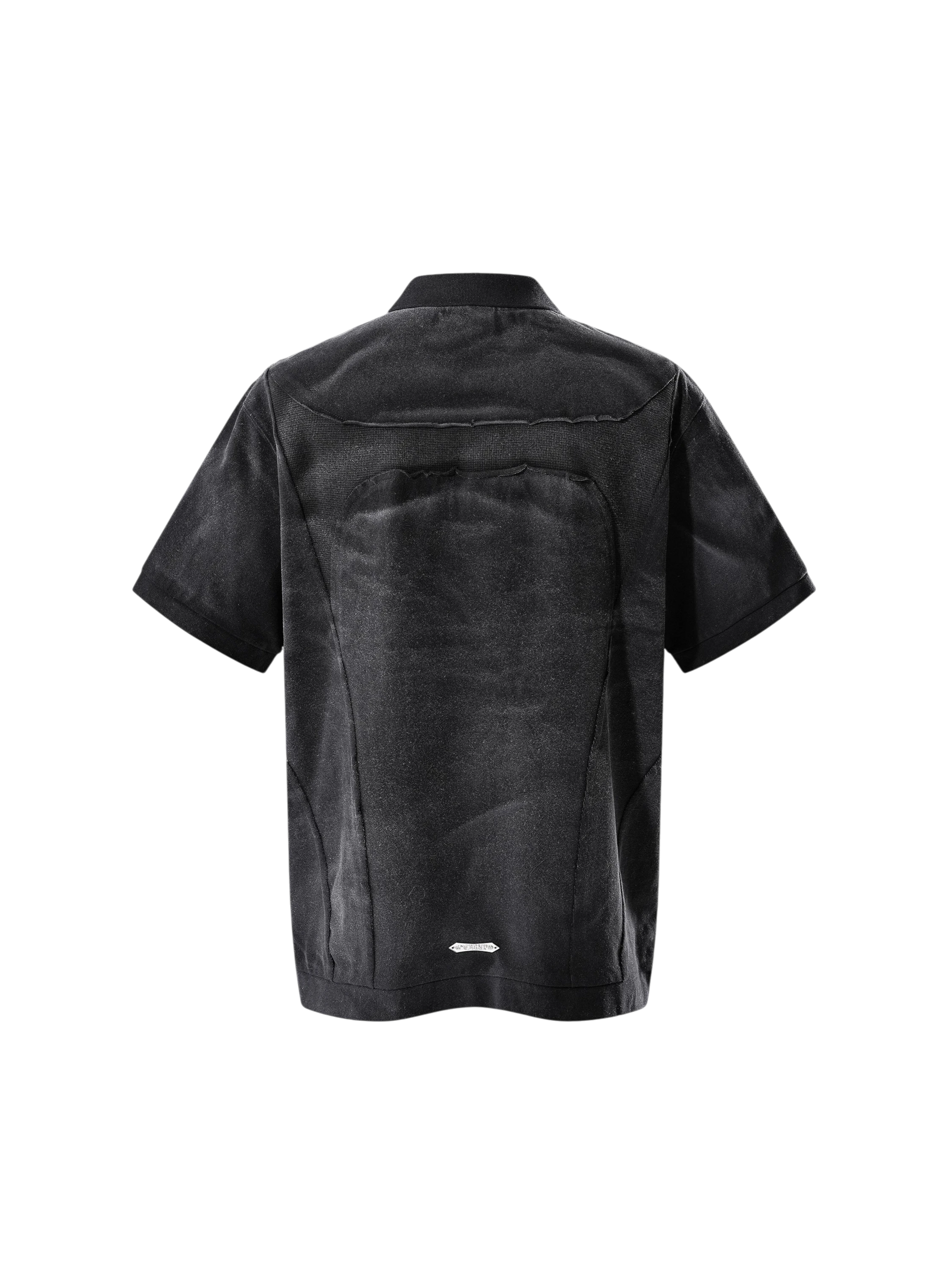 TBHNP Luminous Dawn structured seam polo shirt — men's streetwear short-sleeve polo