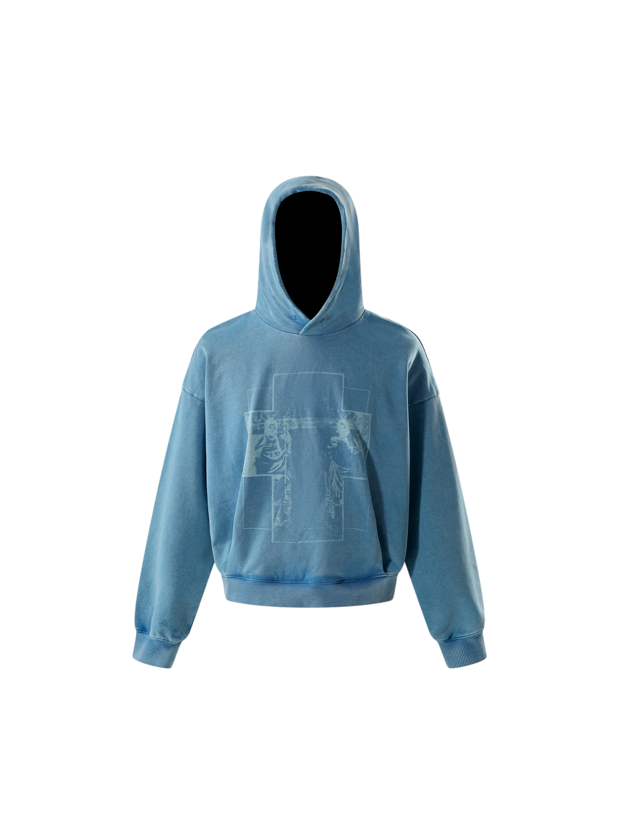 TBHNP Disciple Double Saints distressed pullover hoodie — men's streetwear hoodie