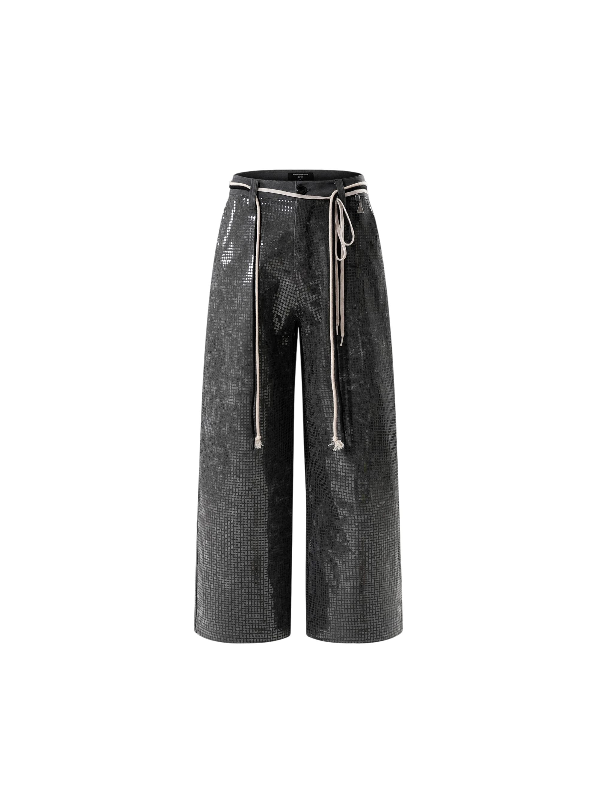 TBHNP Disciple sequin wide-leg work pants — men's streetwear pants