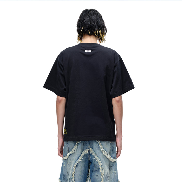 LUMINOUS DAWN DISTRESSED PATTERN S/S TEE