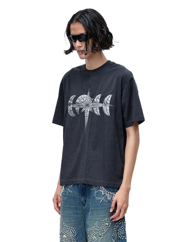 LUMINOUS NIGHT LEATHER PATCH S/S TEE