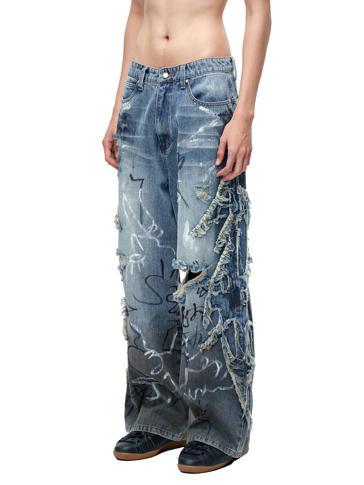 LUMINOUS DAWN GRAFFITI JEANS