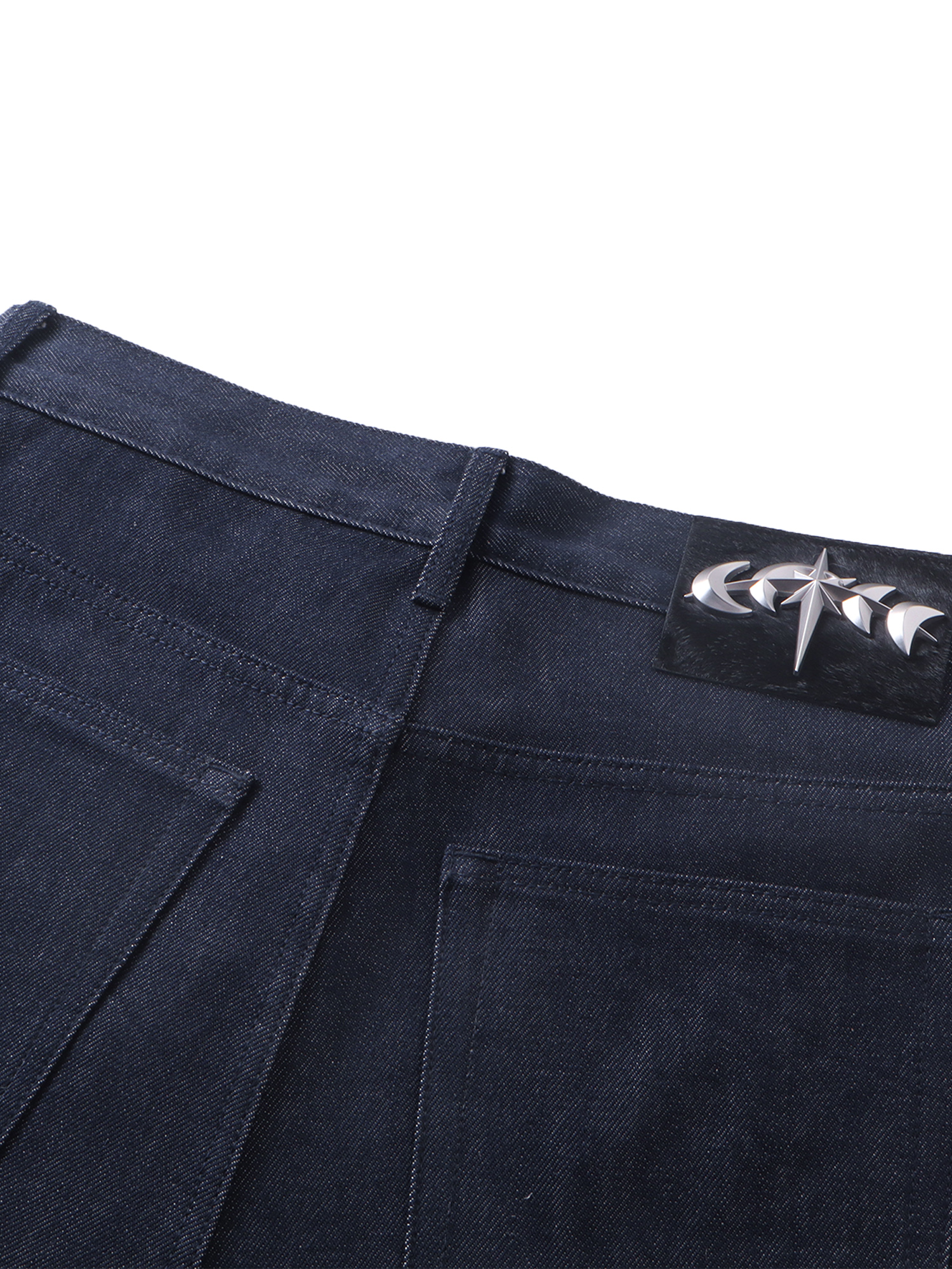 LUMINOUS DAWN BUTTON-FRONT JEANS