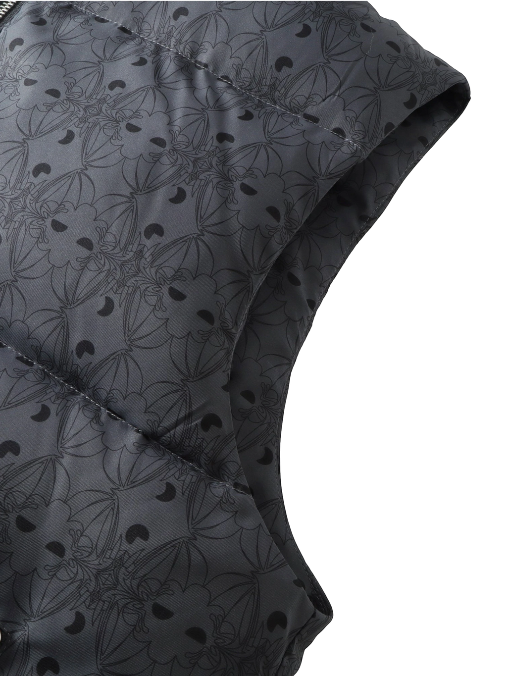 LUMINOUS DAWN BAT PATTERN DOWN PUFFER VEST