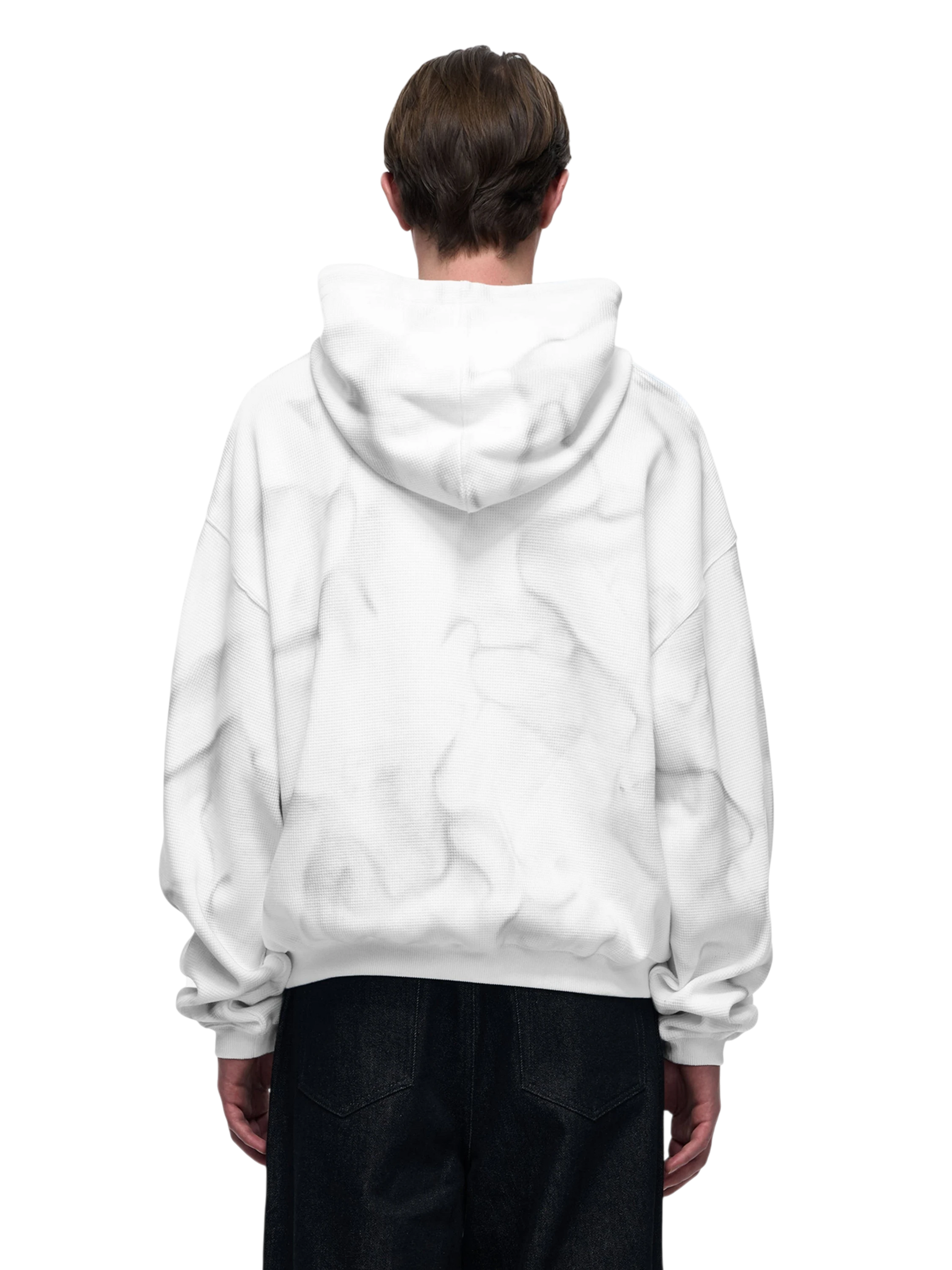 TBHNP Luminous Dawn tie-dye embroidered logo hoodie — men's streetwear hoodie