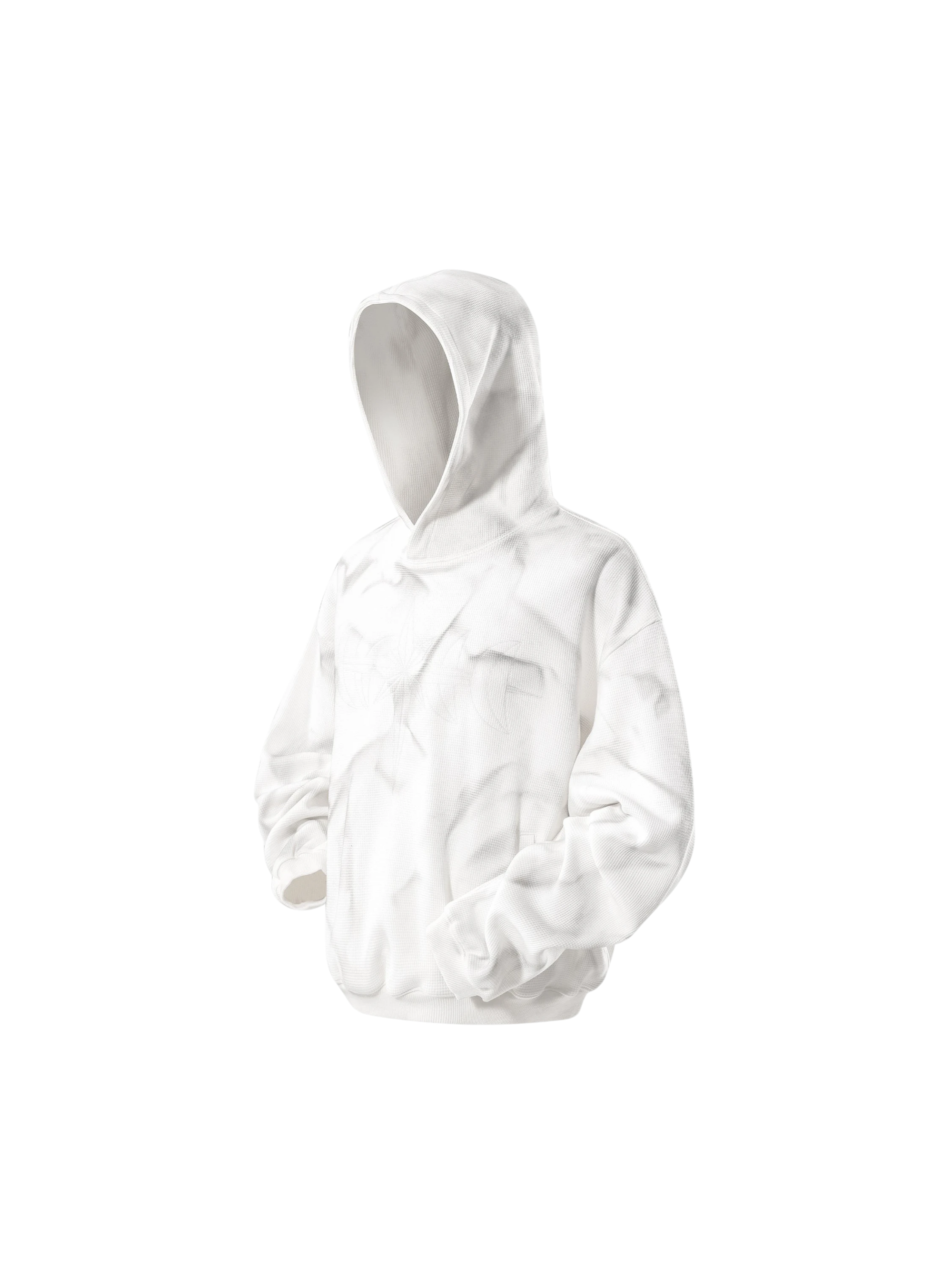 TBHNP Luminous Dawn tie-dye embroidered logo hoodie — men's streetwear hoodie