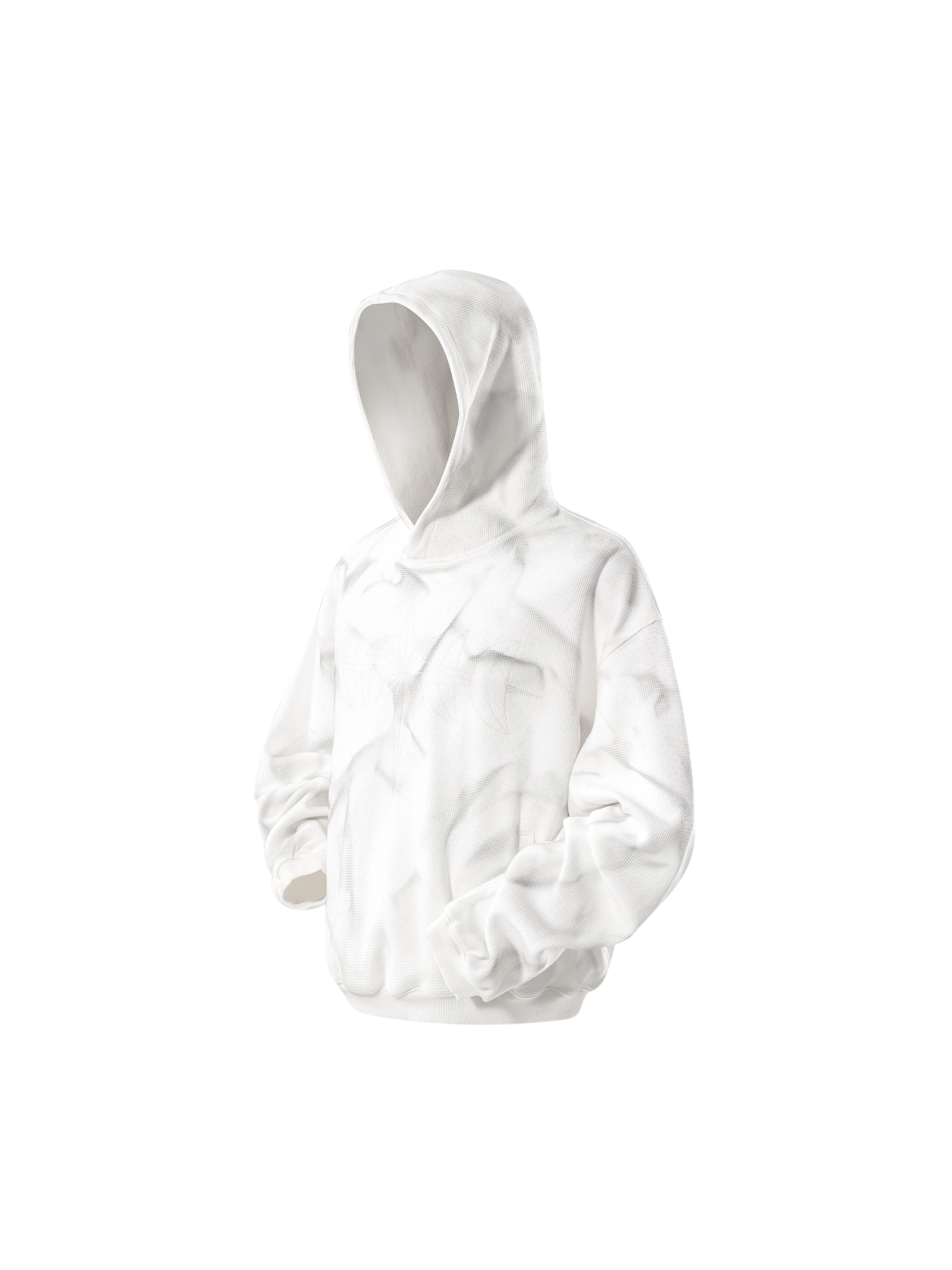 TBHNP Luminous Dawn tie-dye embroidered logo hoodie — men's streetwear hoodie