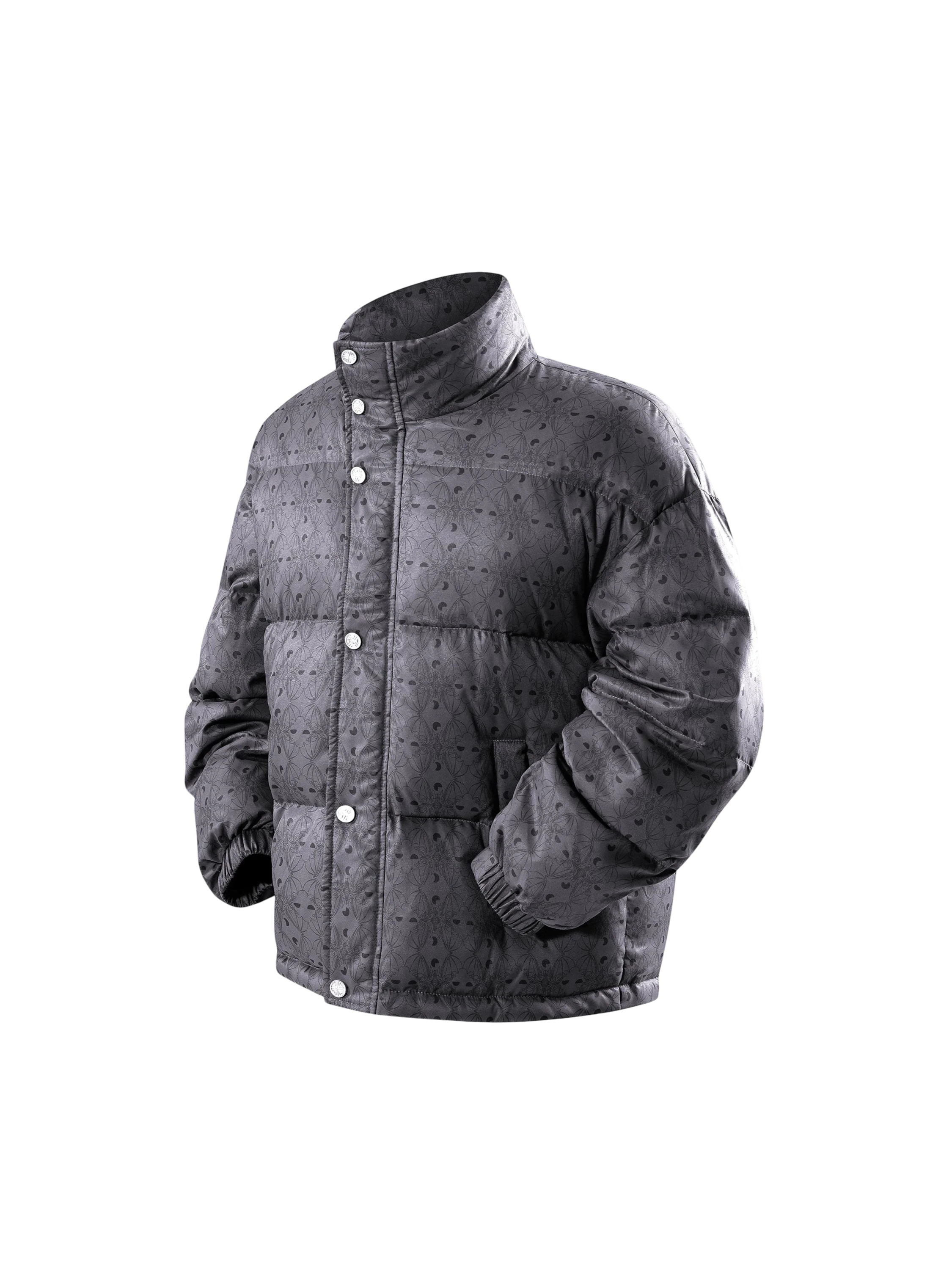 TBHNP Luminous Dawn Shadowbat down puffer jacket — men's gothic streetwear jacket