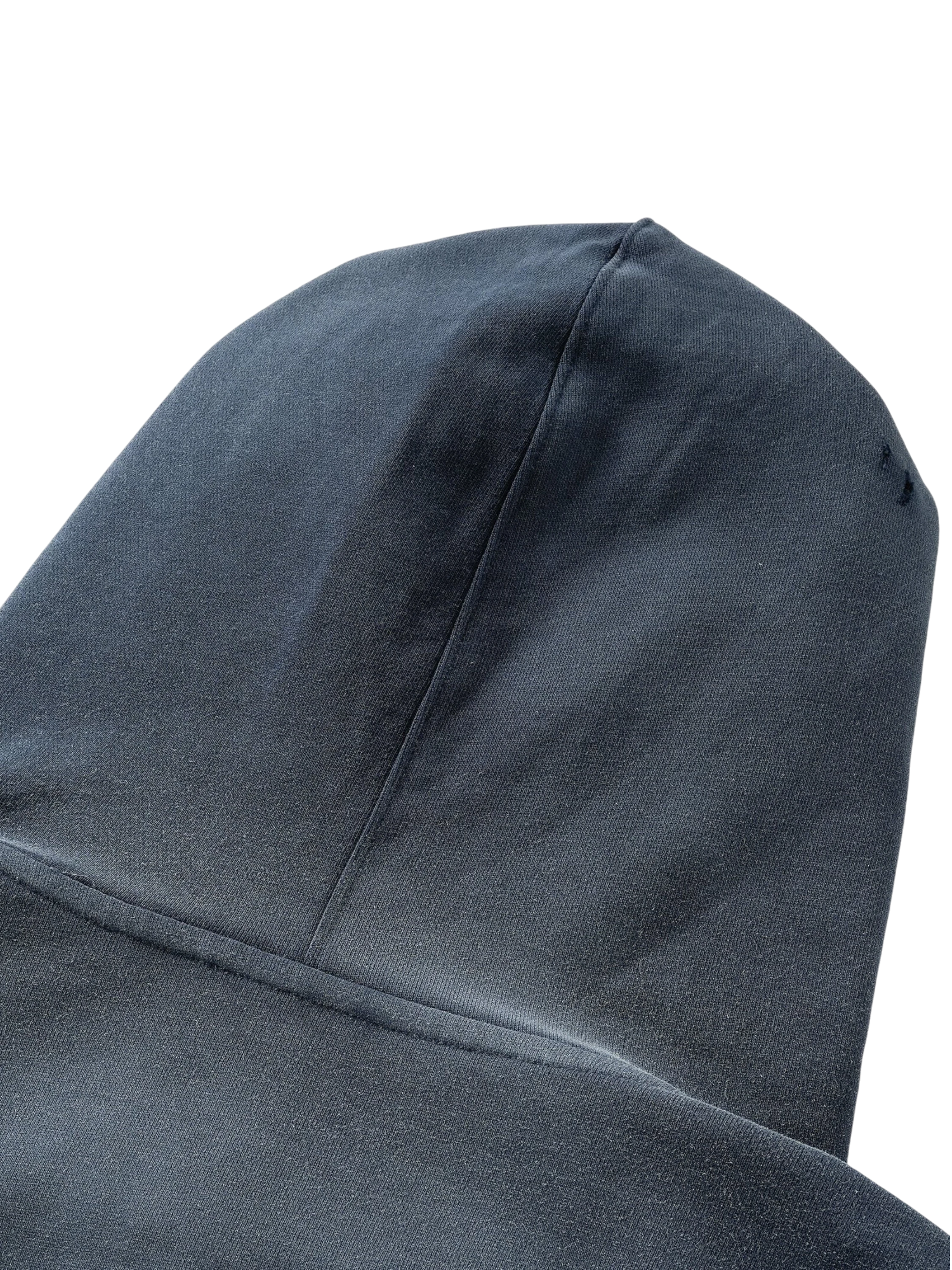 TBHNP Disciple slash-destroyed printed hoodie, blue-grey — men's streetwear hoodie