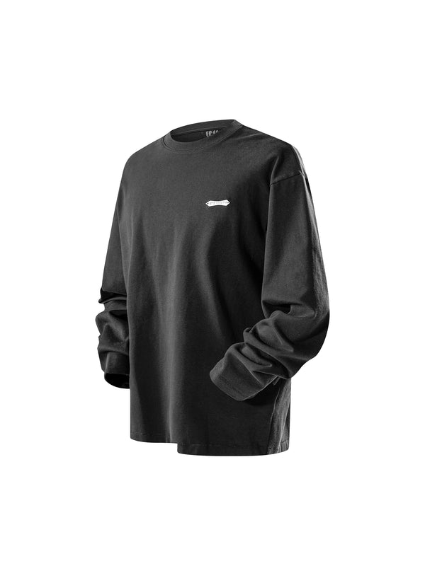 LUMINOUS DAWN FLOCKED L/S TEE