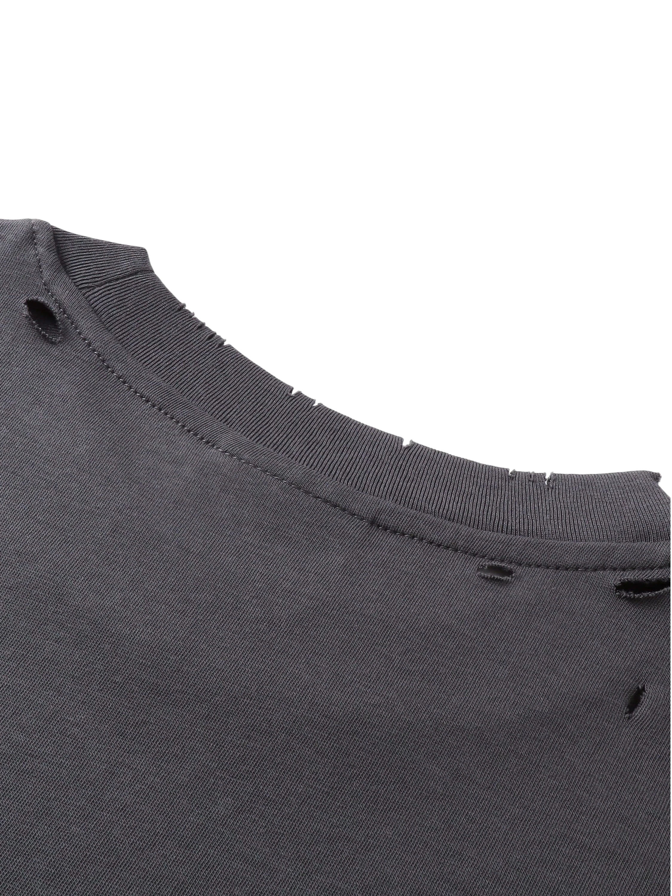 TBHNP Luminous Dawn distressed sword and shield print long-sleeve cotton t-shirt — men's streetwear long sleeve tee