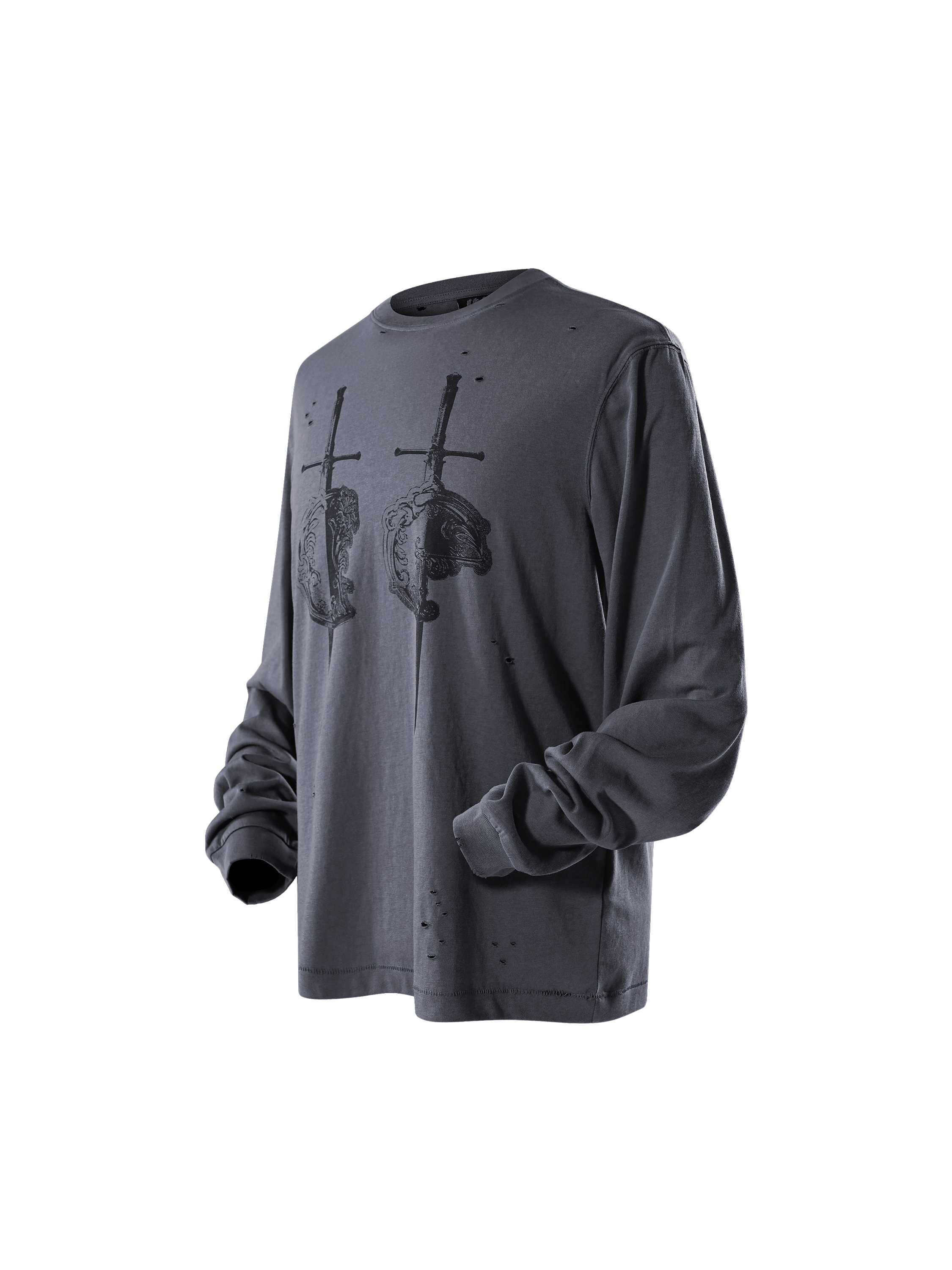 LUMINOUS DAWN SWORD & SHIELD L/S TEE