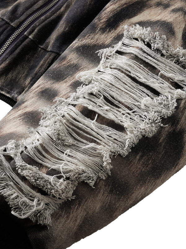 DISCIPLE FUR PATCHWORK JACKET