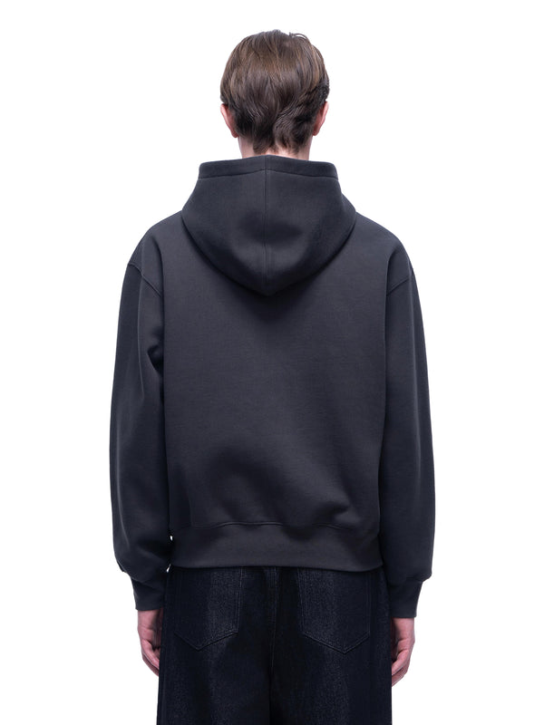 LUMINOUS DAWN DOUBLE-HEADED EAGLE RHINESTONE PRINTED ZIP HOODIE