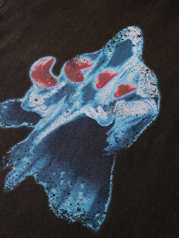 DISCIPLE TWO-TONE PRINTED L/S TEE