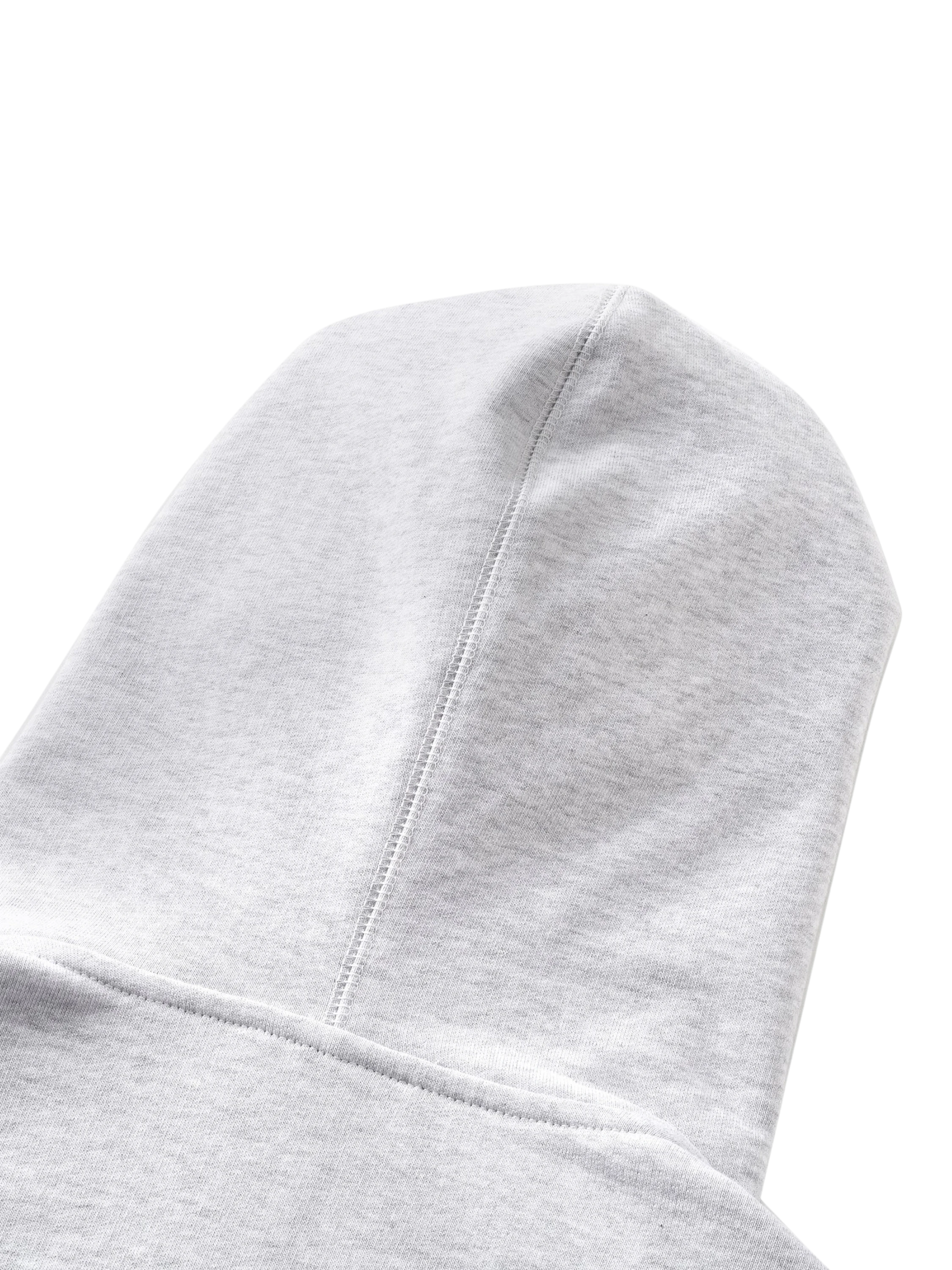 TBHNP Disciple graphic flocked zip-up hoodie, grey — men's streetwear hoodie
