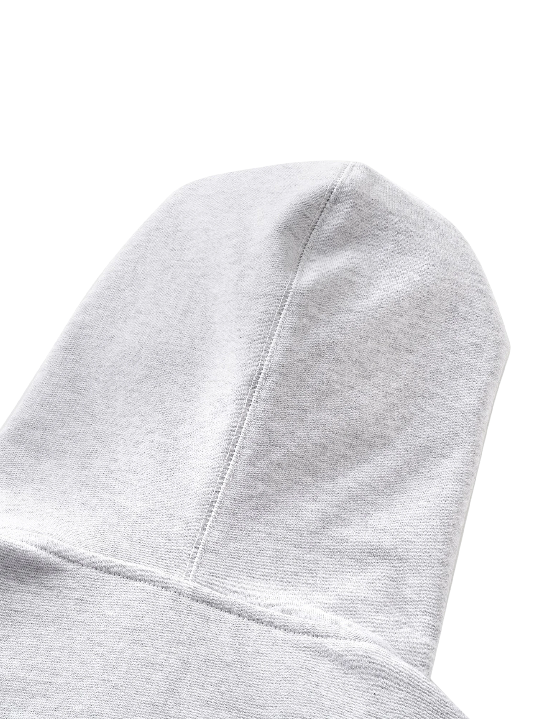 TBHNP Disciple graphic flocked zip-up hoodie, grey — men's streetwear hoodie