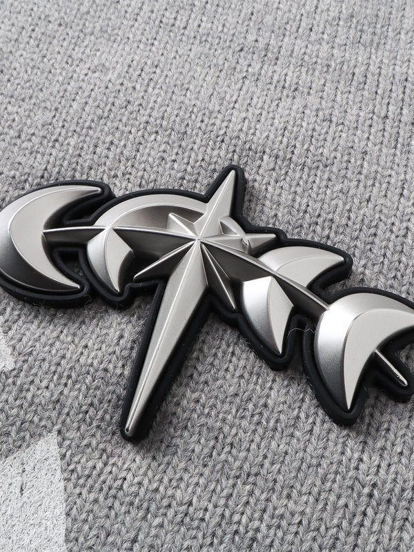 LUMINOUS DAWN KNIGHT AND UNDEAD PRINTED SWEATER