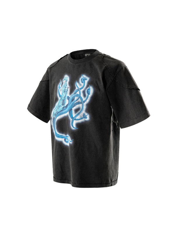 DISCIPLE RIBBED PATCHWORK S/S TEE