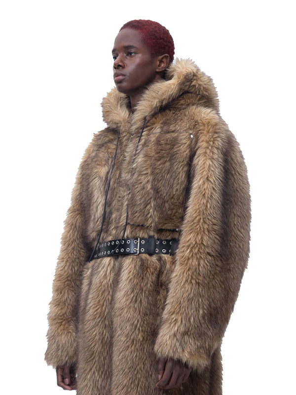 ECLIPSE OF THE BLOOD MOON BOXER FUR COAT
