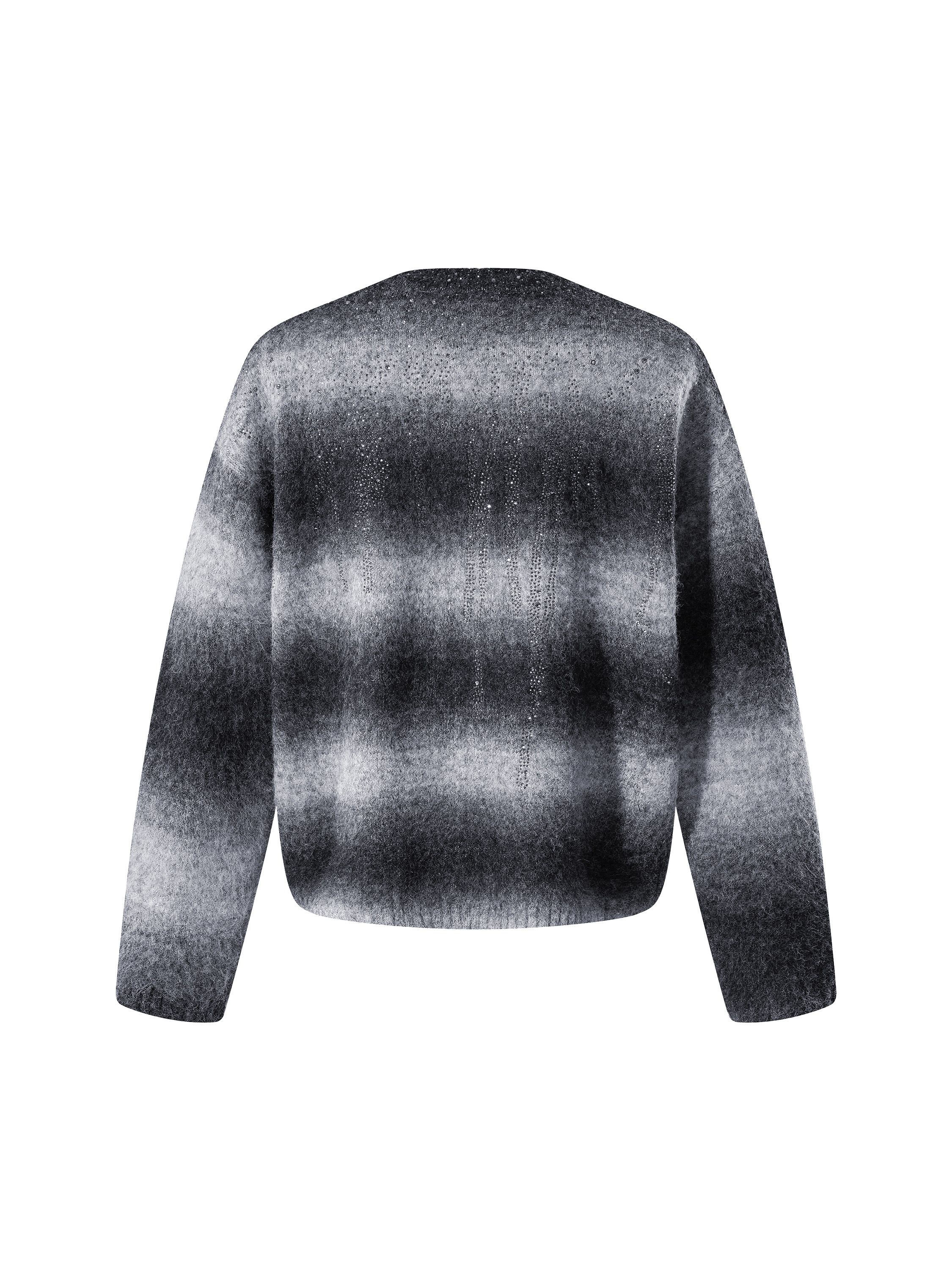 LUMINOUS DAWN RHINESTONE MOHAIR SWEATER