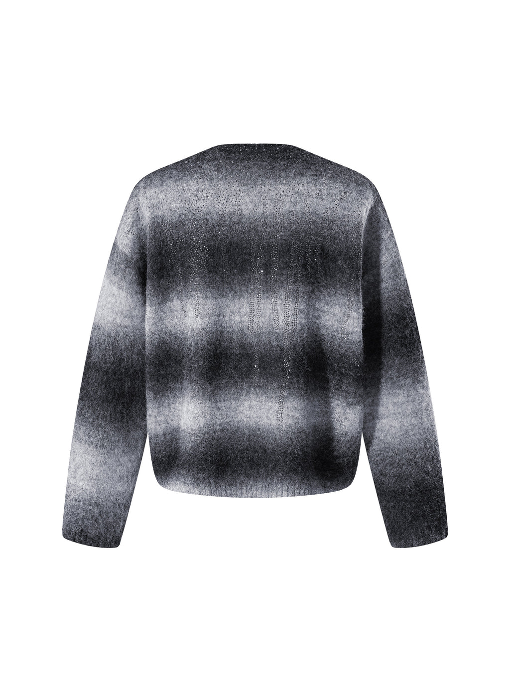 LUMINOUS DAWN RHINESTONE MOHAIR SWEATER