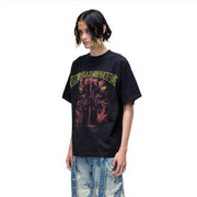 LUMINOUS DAWN DISTRESSED PATTERN S/S TEE