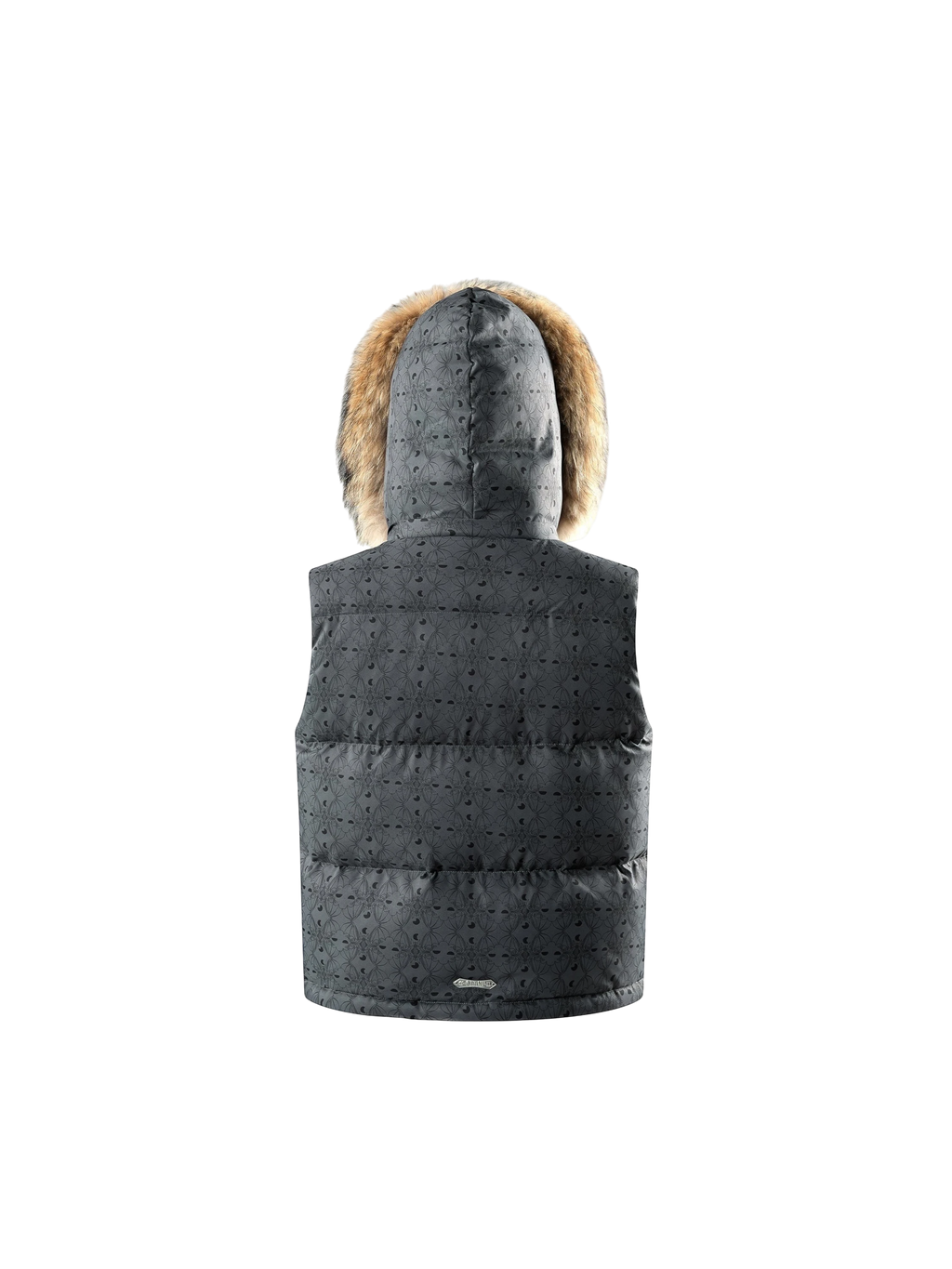 LUMINOUS DAWN BAT PATTERN DOWN PUFFER VEST