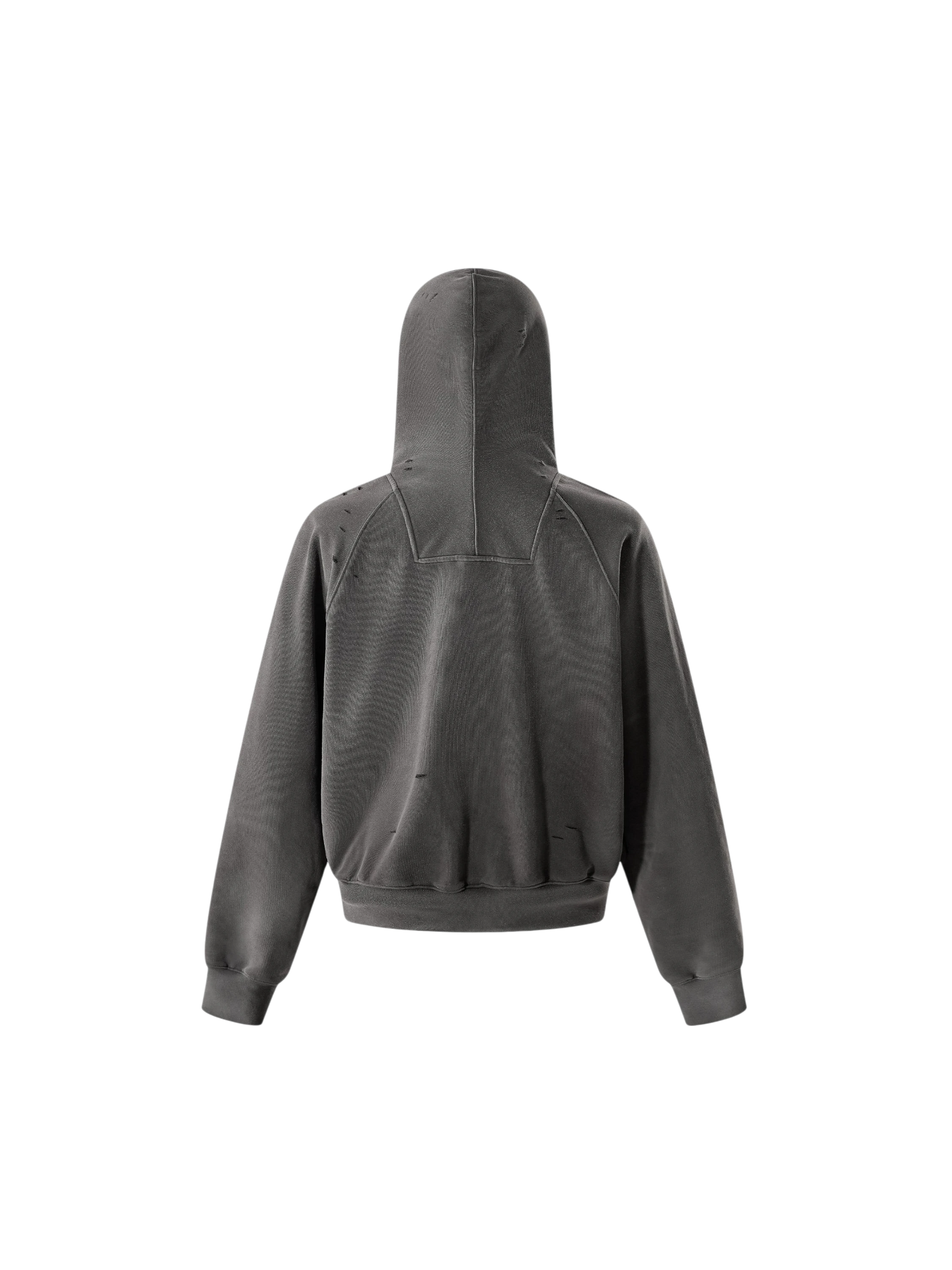 TBHNP Disciple distressed stained pullover hoodie, grey — men's streetwear hoodie