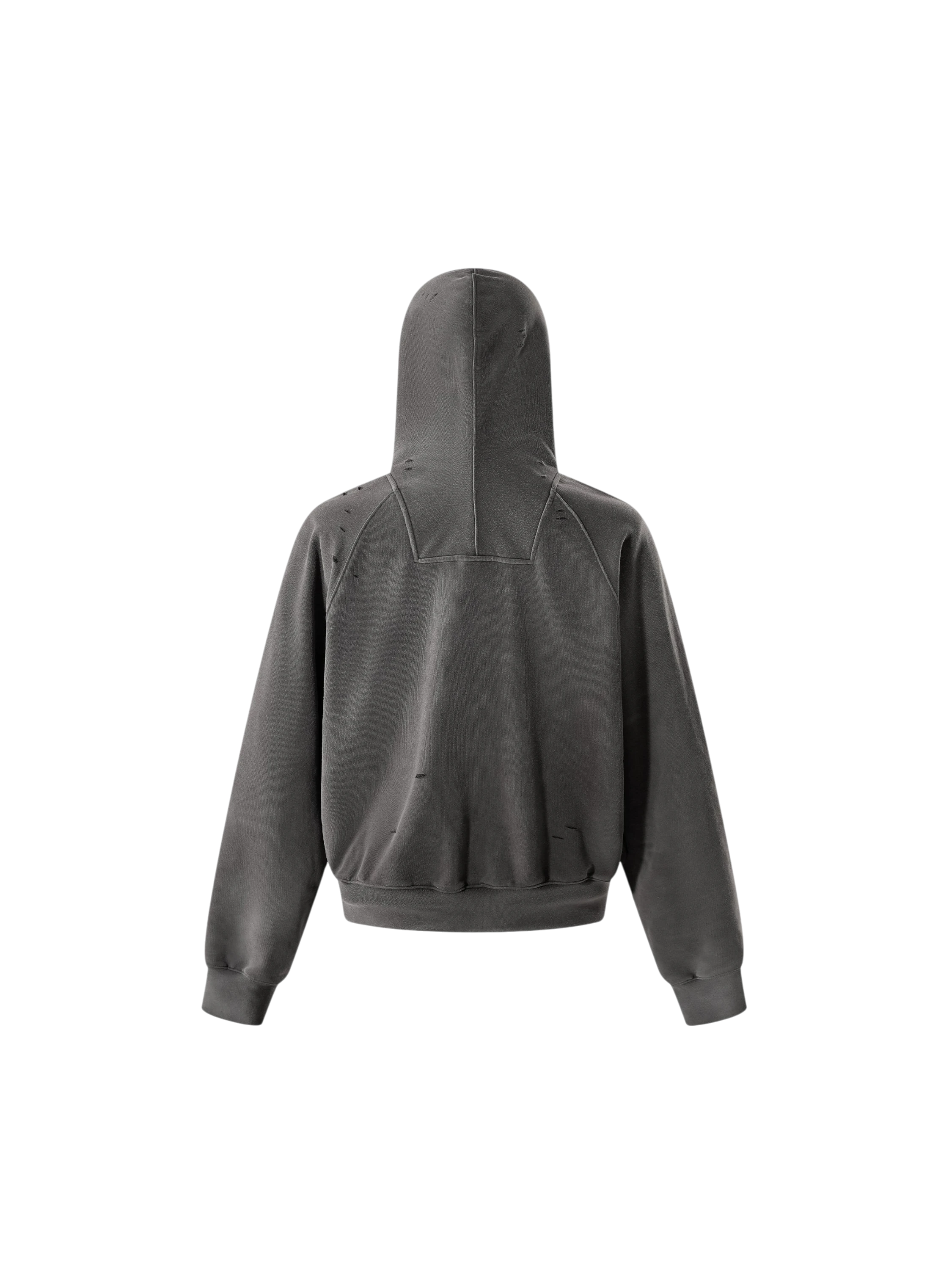 TBHNP Disciple distressed stained pullover hoodie, grey — men's streetwear hoodie