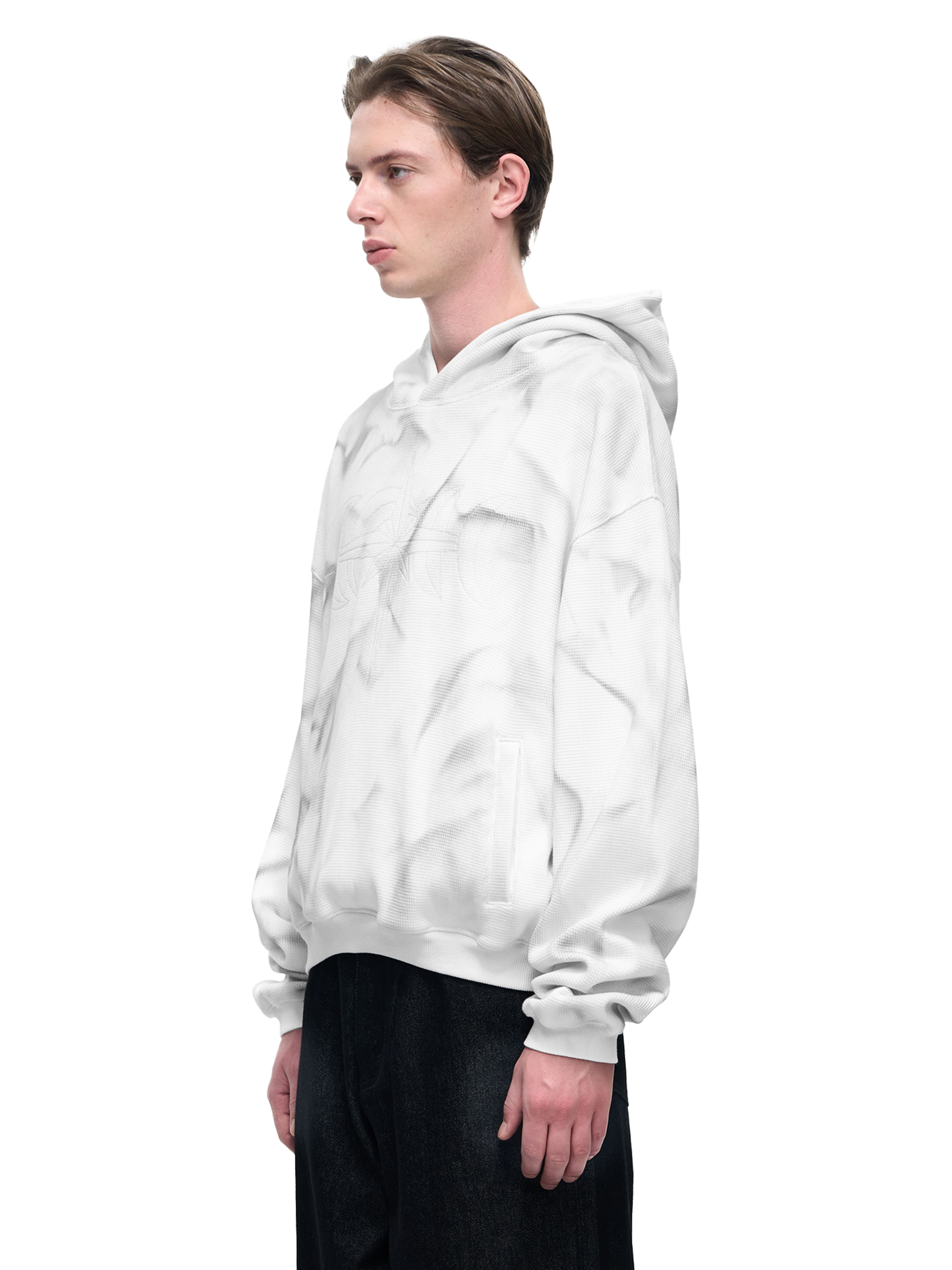LUMINOUS DAWN EMBROIDERED LOGO HOODIE