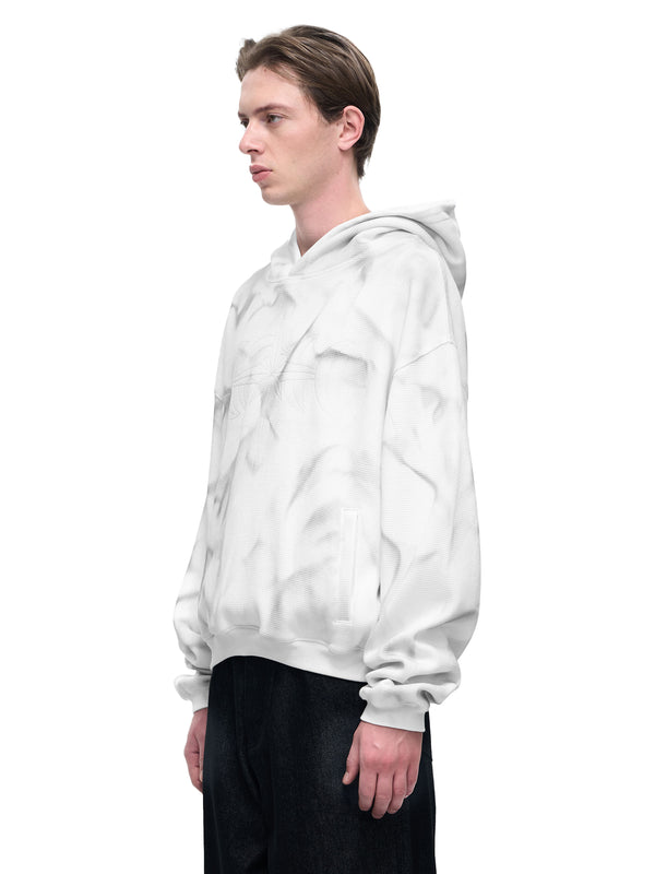 LUMINOUS DAWN EMBROIDERED LOGO HOODIE