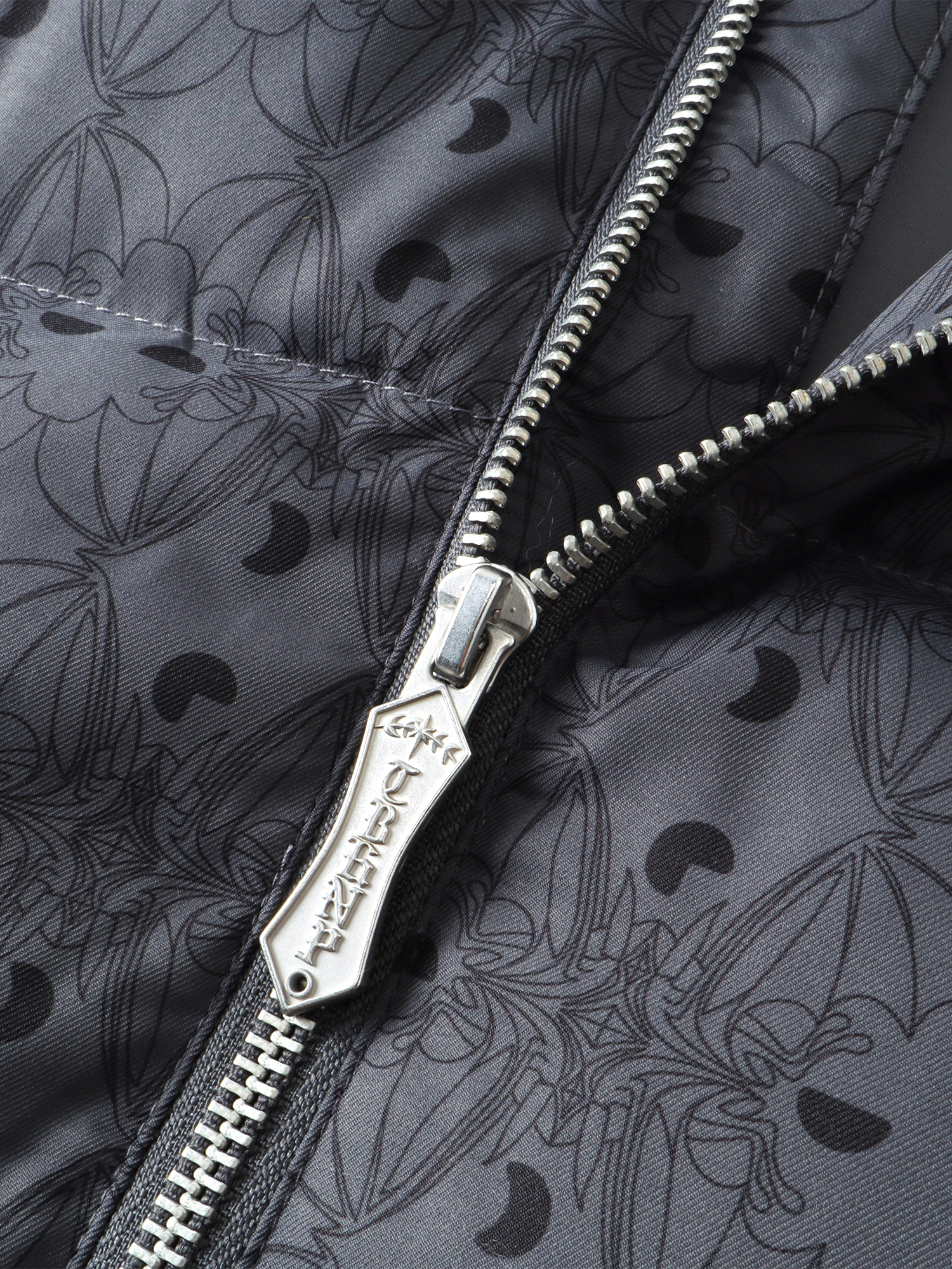 LUMINOUS DAWN BAT PATTERN DOWN VEST