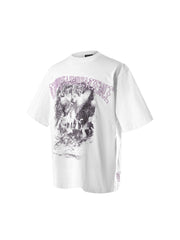 LUMINOUS DAWN DISTRESSED PATTERN S/S TEE