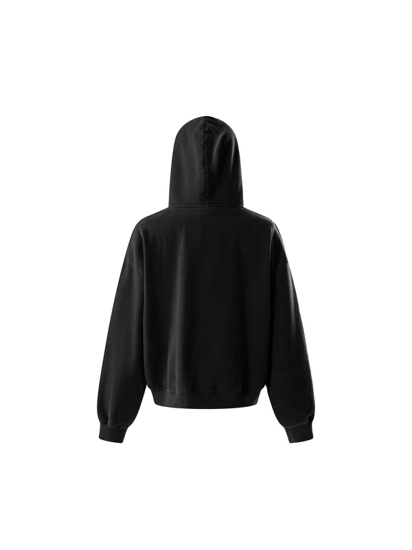 LUMINOUS DAWN KNIGHT AND SWORD PRINTED HOODIE