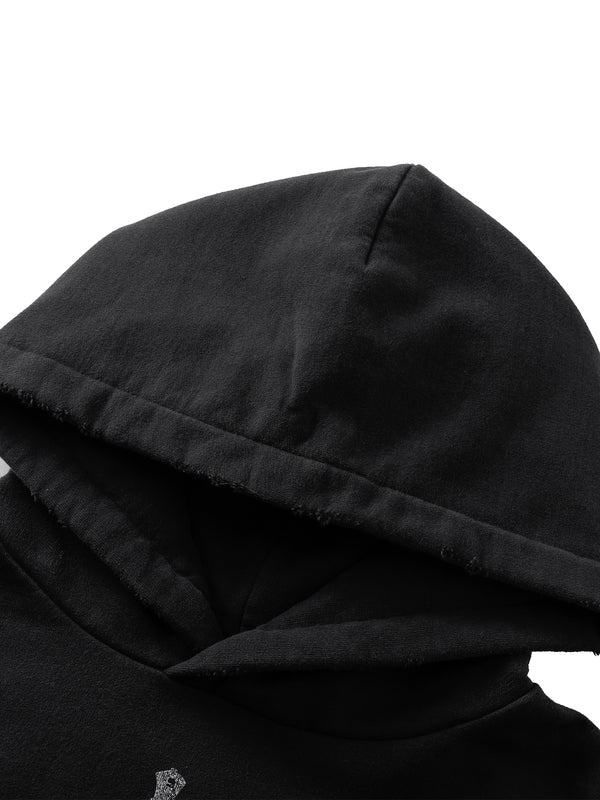 LUMINOUS DAWN KNIGHT AND SWORD PRINTED HOODIE