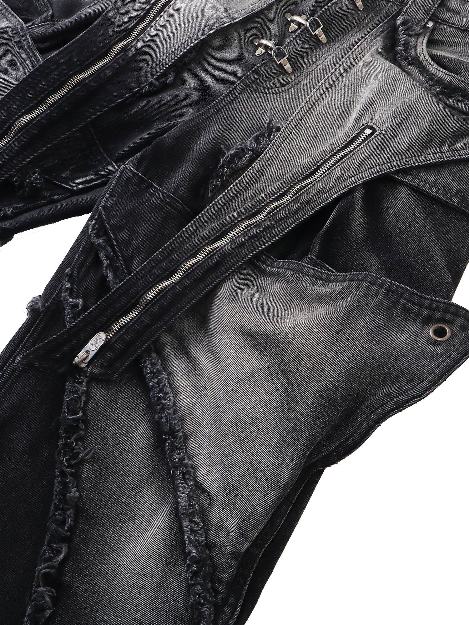 LUMINOUS DAWN SCULPTED BAT FLARE JEANS