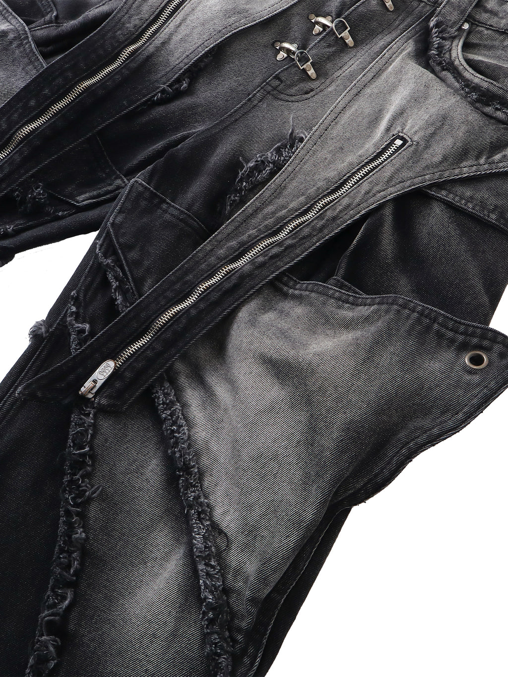 LUMINOUS DAWN SCULPTED BAT FLARE JEANS