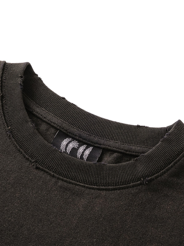 DISCIPLE TWO-TONE PRINTED L/S TEE