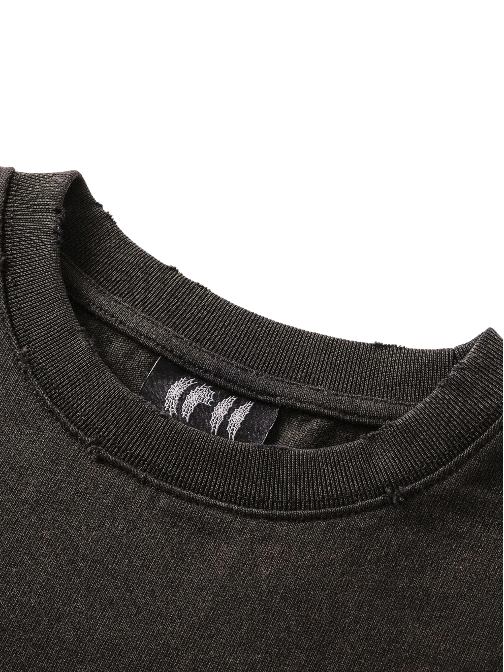 TBHNP Disciple two-tone washed long-sleeve tee — men's streetwear graphic tee