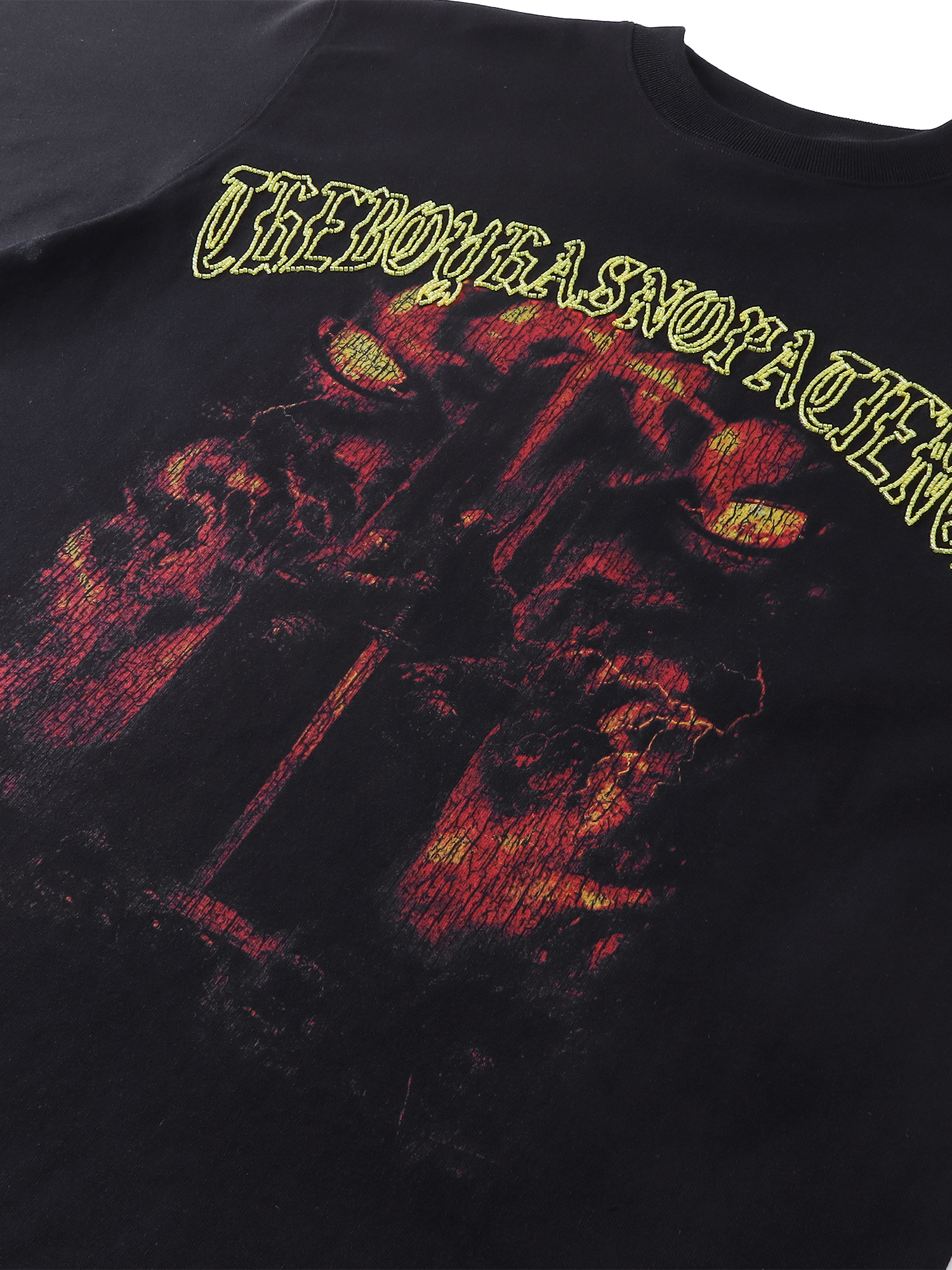 LUMINOUS DAWN DISTRESSED PATTERN S/S TEE
