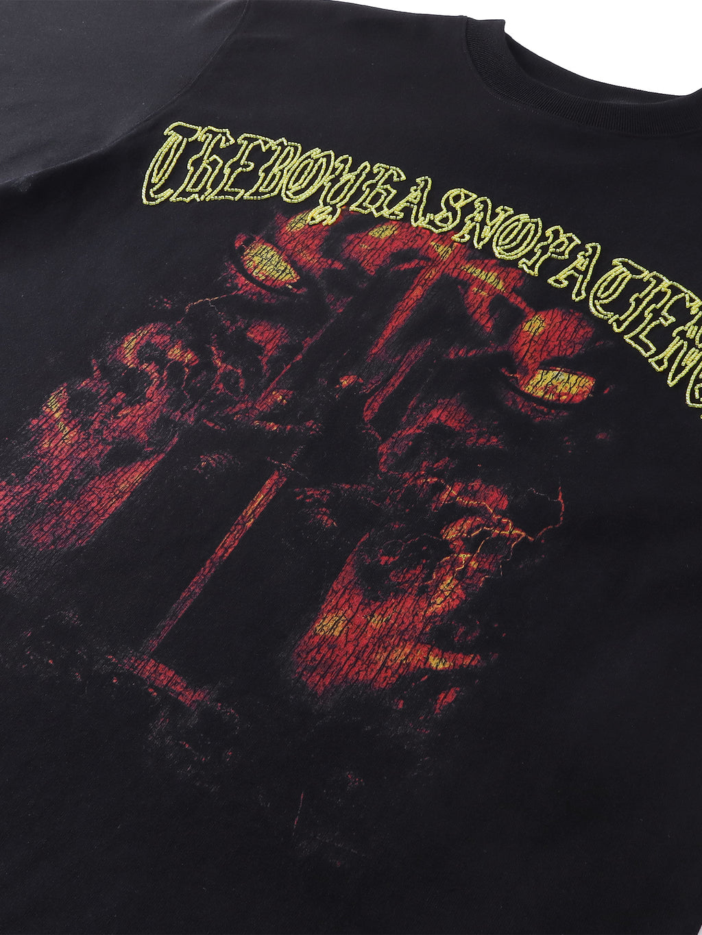 LUMINOUS DAWN DISTRESSED PATTERN S/S TEE