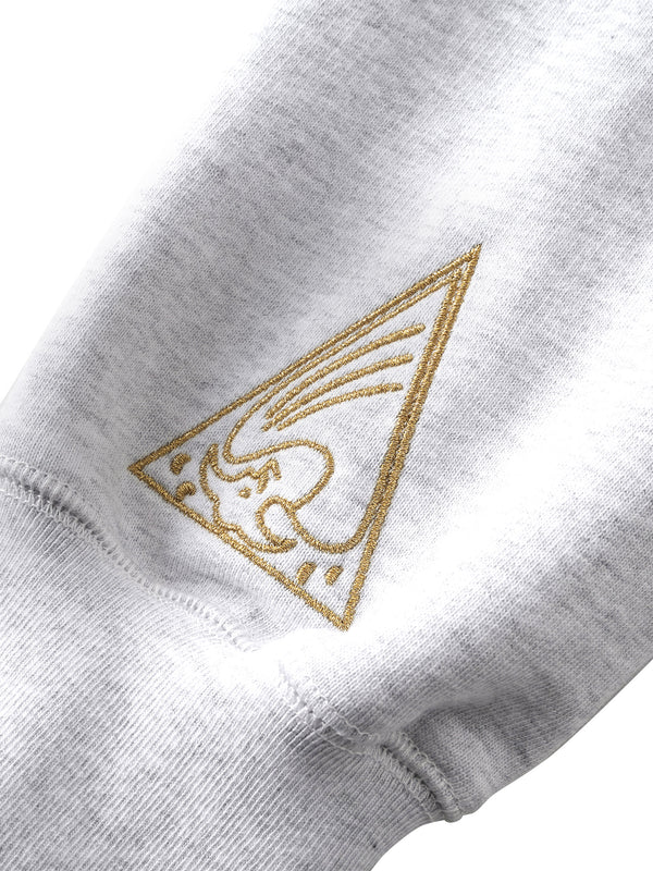DISCIPLE GRAPHIC FLOCKED ZIP HOODIE