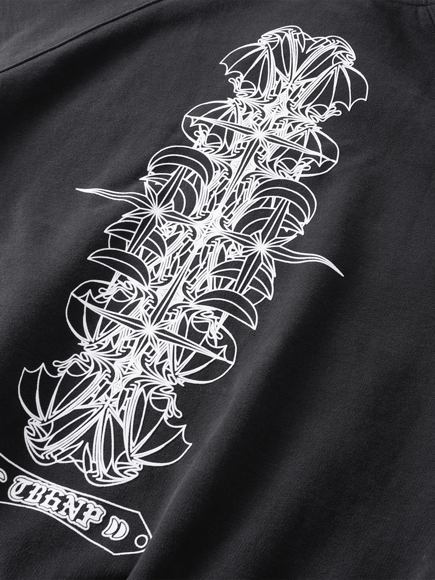 LUMINOUS DAWN FLOCKED HOODIE