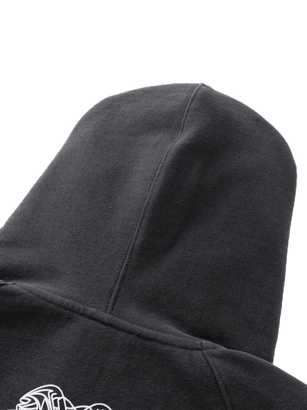 LUMINOUS DAWN FLOCKED HOODIE